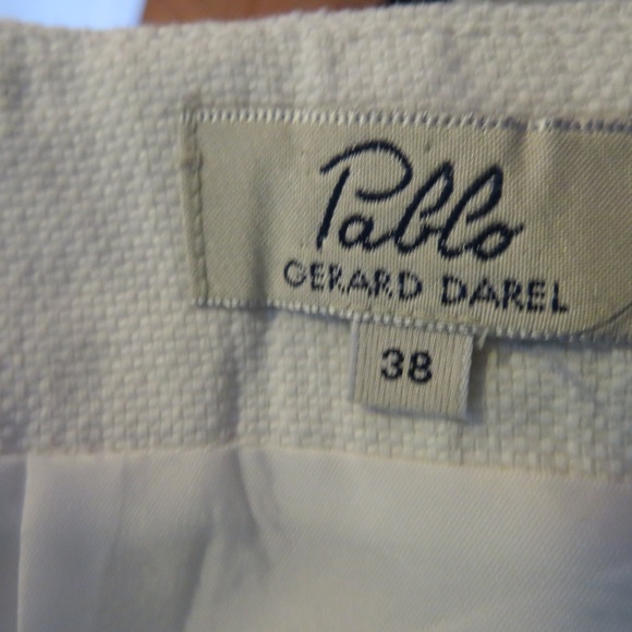 PABLO GERARD DAREL WHITE SKIRT SZ 38 EUR/ US 6 - Picture 8 of 8
